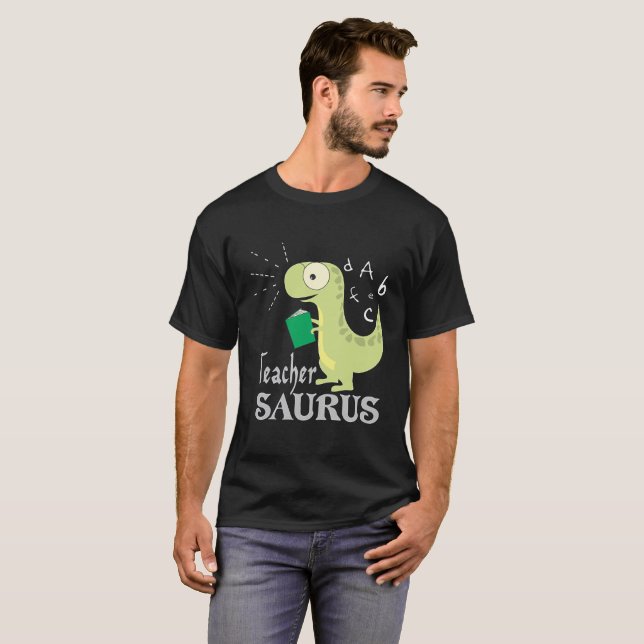 CAMISETA TEACHER-SAURUS (Anverso completo)