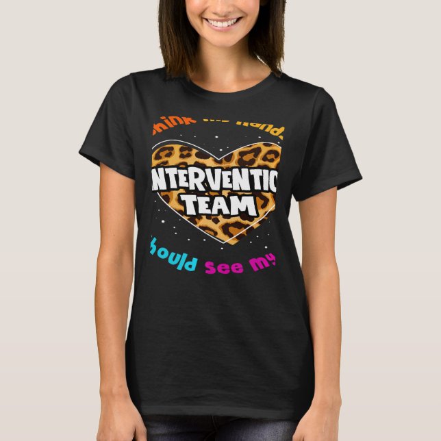 Camiseta Teacher Specialist Squad Para Intervention Team Le (Anverso)