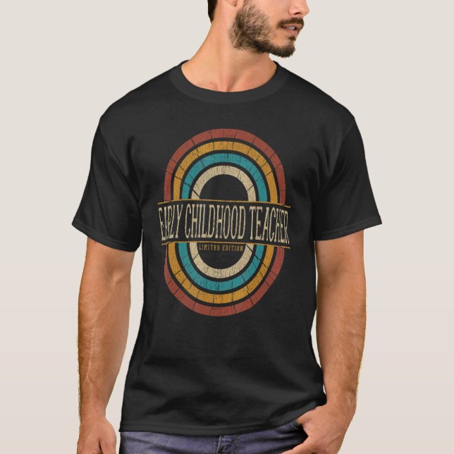 Camiseta Teacher Vintage Retro (Anverso)