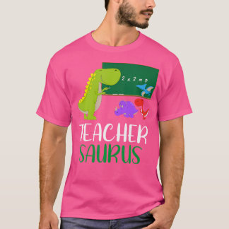 Camiseta Teachersaurus - Graciosa Apreciación de los profes