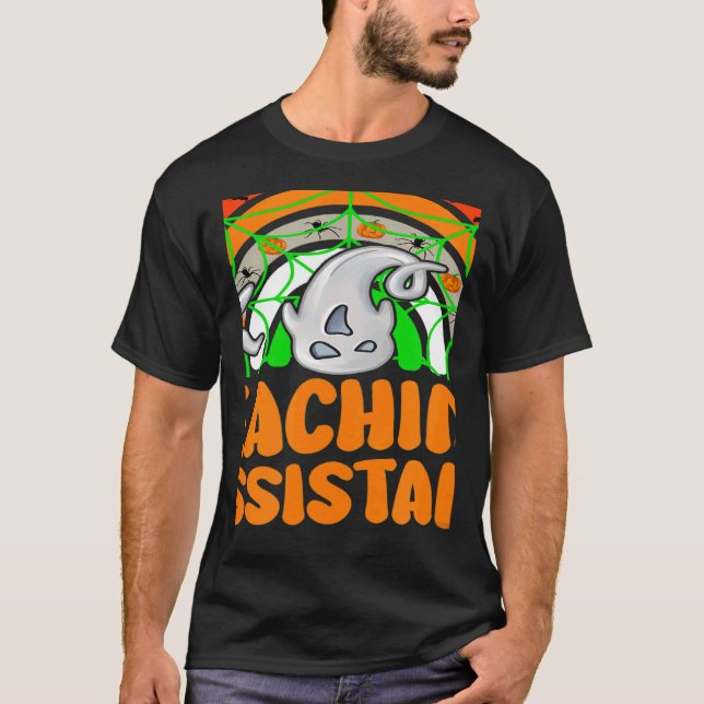 Camiseta Teaching Assistant Halloween Costumes Teacher Assi (Anverso)