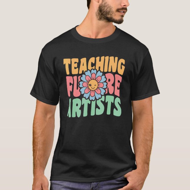 Camiseta Teaching Future Artists Teachers Back To School 20 (Anverso)