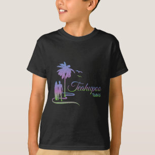 Camiseta Teahupoo Tahití Surfing Polinesia Francesa 