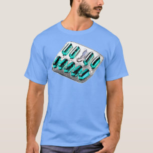 Camiseta Teal capsule pills
