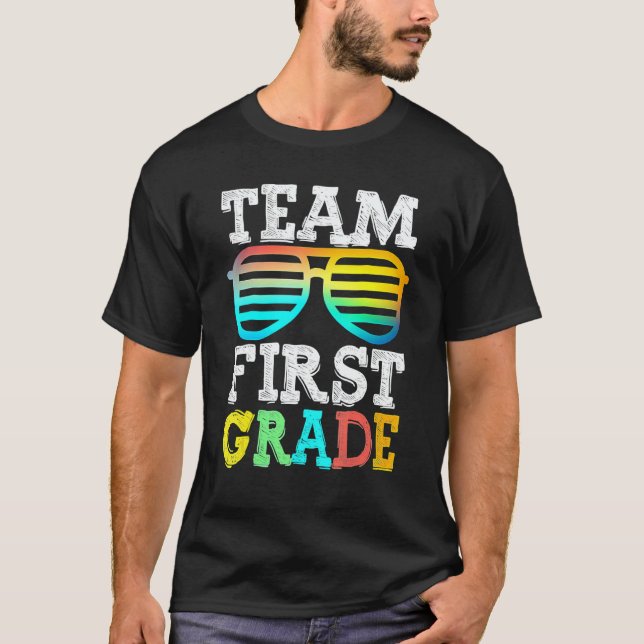 Camiseta Team 1st Grade Squad First Teacher Student Back To (Anverso)
