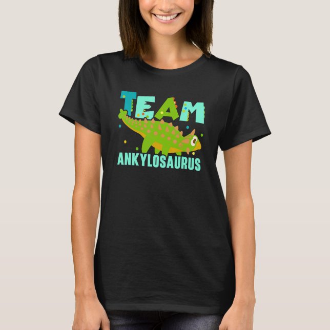 Camiseta Team Ankylosaurus Future Paleontologist Dinosaur (Anverso)