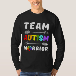 Camiseta Team Autism Warrior Autism Awareness Autism Mom Au
