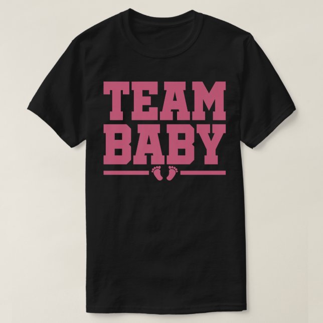 Camiseta Team Baby New Baby Pregnancy Announcement 736 (Diseño del anverso)