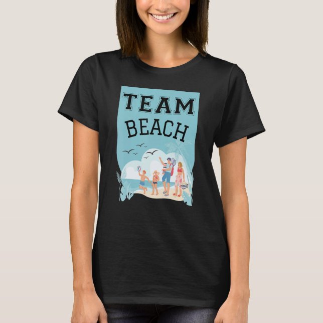 Camiseta Team Beach Family (Anverso)