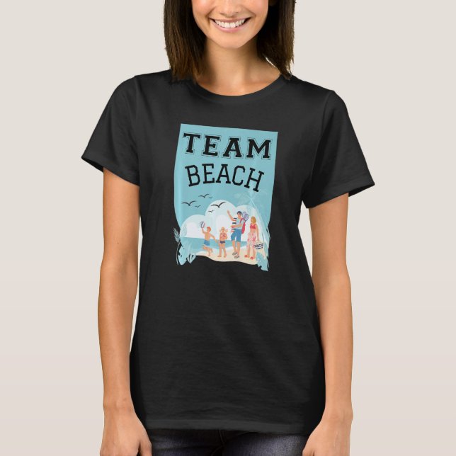 Camiseta Team Beach Family Premium (Anverso)