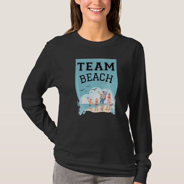 Camiseta Team Beach Family Premium (Anverso)