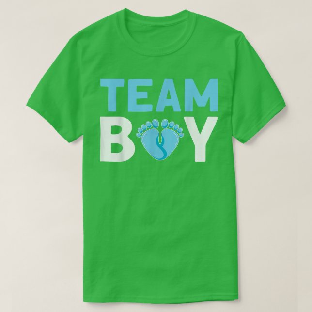 Camiseta Team Boy Gender Reveal 673 (Diseño del anverso)