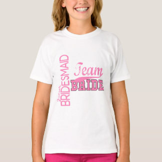 Camiseta Team Bride 1 JUNIOR JR BRIDESMAID