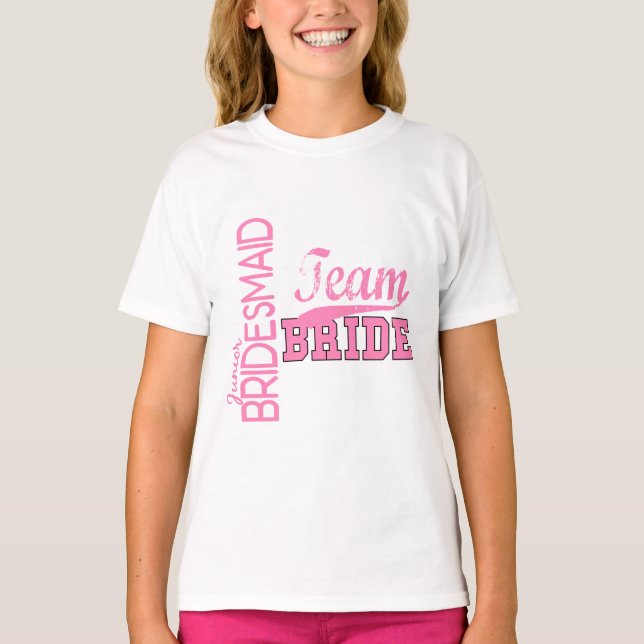 Camiseta Team Bride 1 JUNIOR JR BRIDESMAID (Anverso)