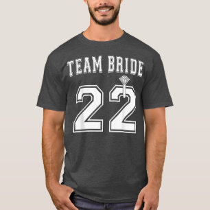 Camiseta Team Bride 2022 Bridal Shower Matching 