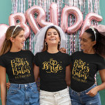 Camiseta Team Bride , Funny Bachelorette Party<br><div class="desc">Diseño de camisetas para fiesta de despedida de soltera con linda tipografia , este diseño con la palabra "BRIDE", es sencilla y elegante en tono Blanco en un estilo moderno ideal ti en tu fiesta de soltera. Para Productos complementarios favor de consultar la coleccion de este lindo diseño de fiesta...</div>