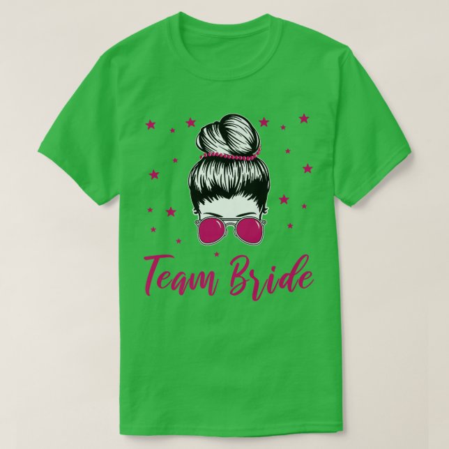Camiseta Team Bride Marry Bride Cool Hen Night  (Diseño del anverso)