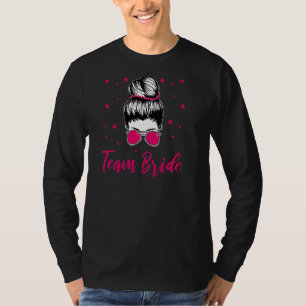 Camiseta Team Bride Marry Bride Guay Hen Night Pullover