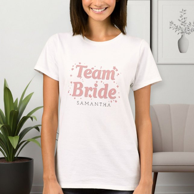 Camiseta Team Bride T-Shirt for Bridesmaids  (Subido por el creador)