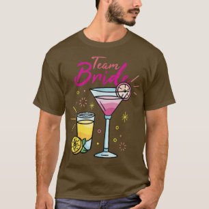 Camiseta Team Bride Wedding Bridal Shower Marriage Ceremony
