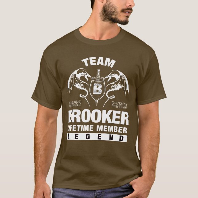 Camiseta Team BROOKER - Lifetime Member (Anverso)