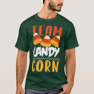 Camiseta Team Candy Corn Funny Halloween Scary Lazy Costume