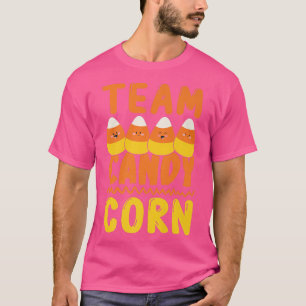 Camiseta Team Candy Corn Funny Halloween Scary Lazy Costume