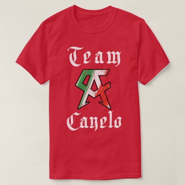 Camiseta Team Canelo (Diseño del anverso)