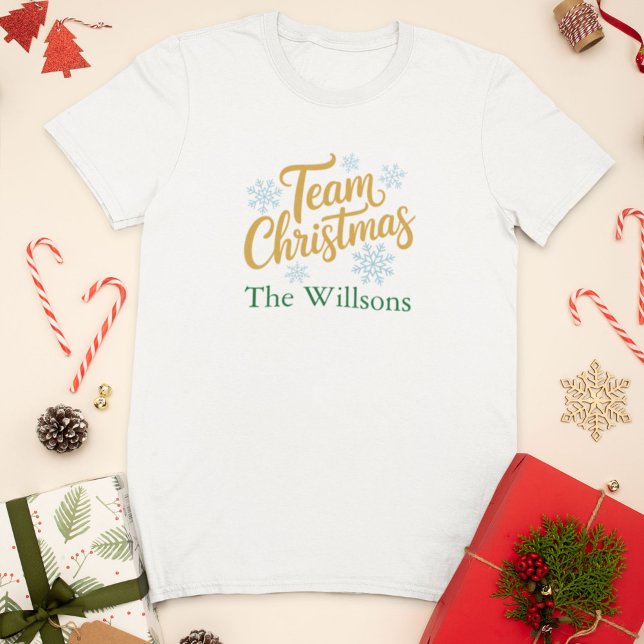 Camiseta Team Christmas | Matching Family Holiday (Subido por el creador)