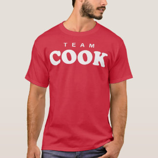 Camiseta Team Cook Personalized Surname Bride Groom Family