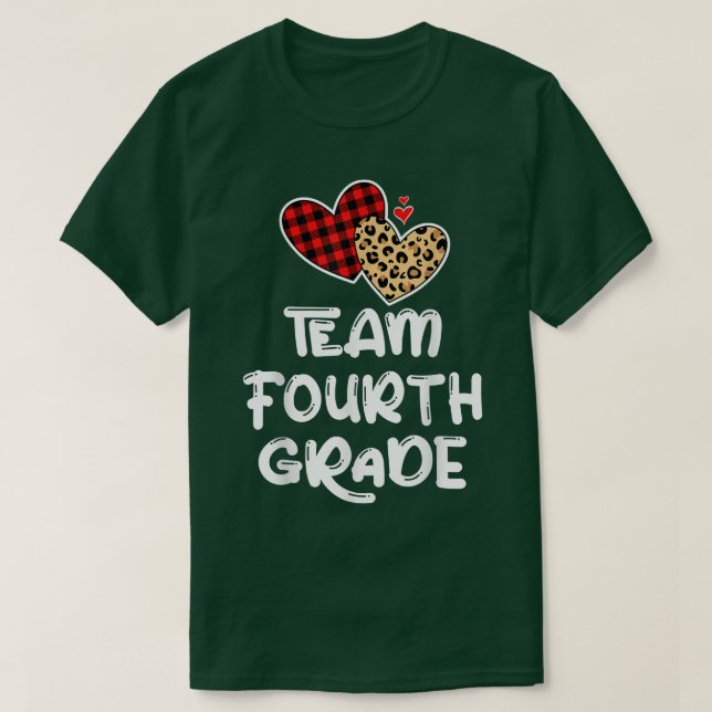 Camiseta Team Cuarto Grado Grado Gracioso De Vuelta Al Prof (Diseño del anverso)