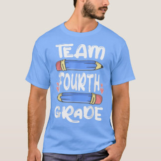 Camiseta Team Cuarto Grado Grado Gracioso De Vuelta Al Prof