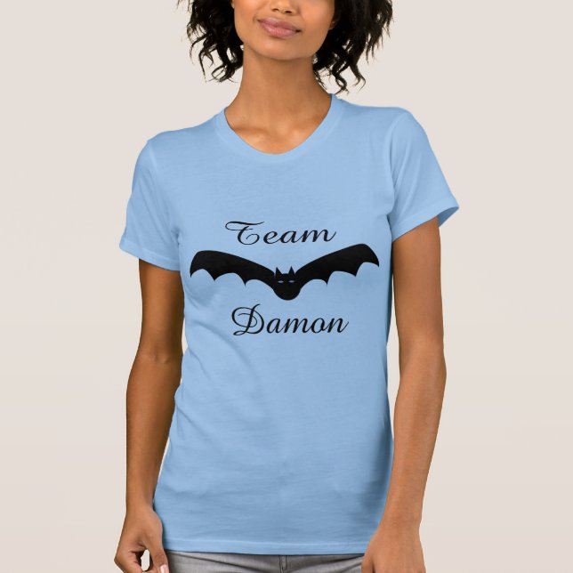 Camiseta Team Damon, Murciélago Vampiro (Anverso)