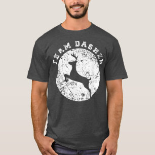 Camiseta Team Dasher, divertidos Navidades de renos ratos