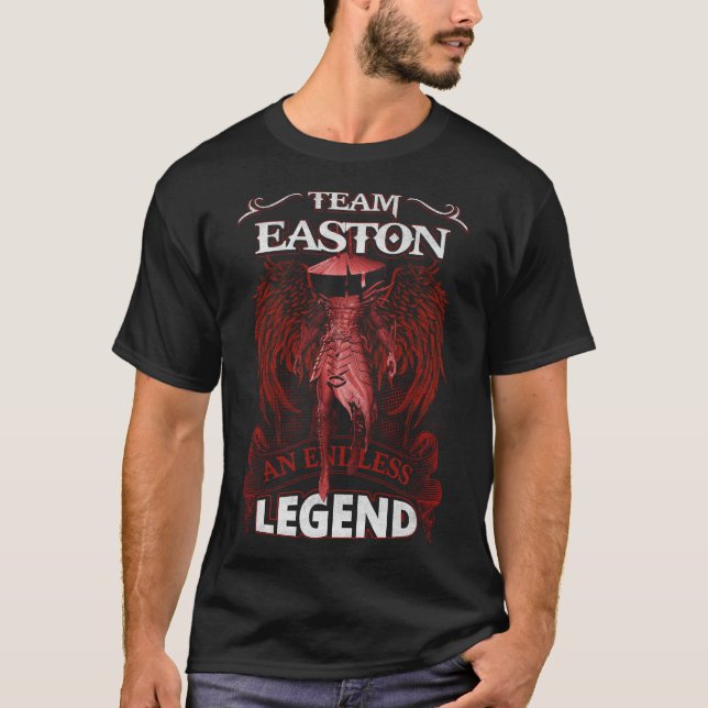 Camiseta Team EASTON - Una LEYENDA interminable (Anverso)