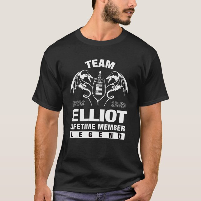Camiseta Team Elliot Lifetime Member (Anverso)