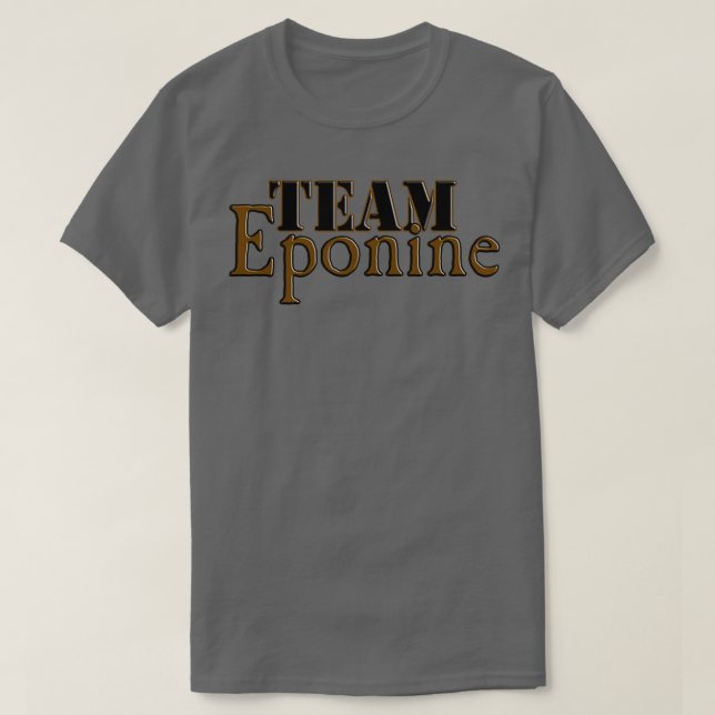 Camiseta Team Eponine (Diseño del anverso)