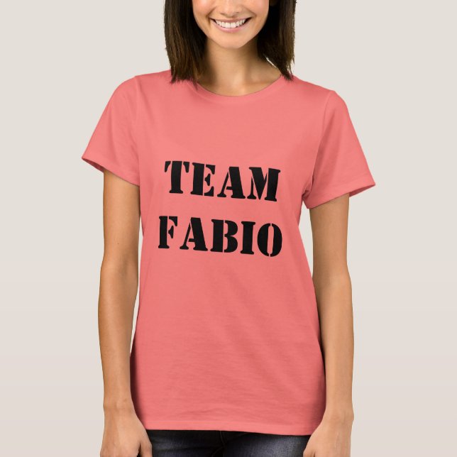 CAMISETA TEAM FABIO (Anverso)