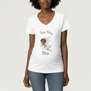 Camiseta Team Fairy Mom para Baby Shower