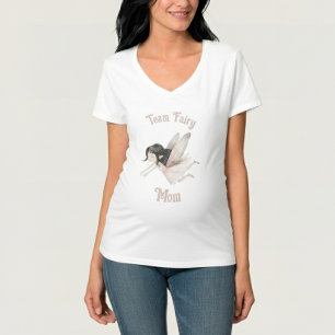 Camiseta Team Fairy Mom para Baby Shower