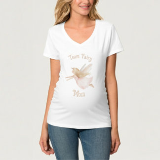 Camiseta Team Fairy Mom para Baby Shower
