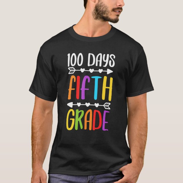 Camiseta Team Fifth Grade 5th Grade 100 Days Of School Back (Anverso)