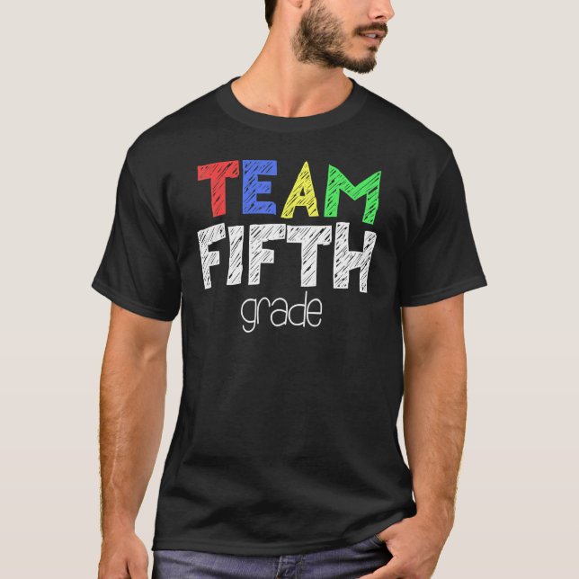 Camiseta Team Fifth Grade  5th Grade Back To School (Anverso)