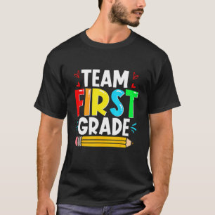 Camiseta Team First Grade Back To School 1st Grade Teachers