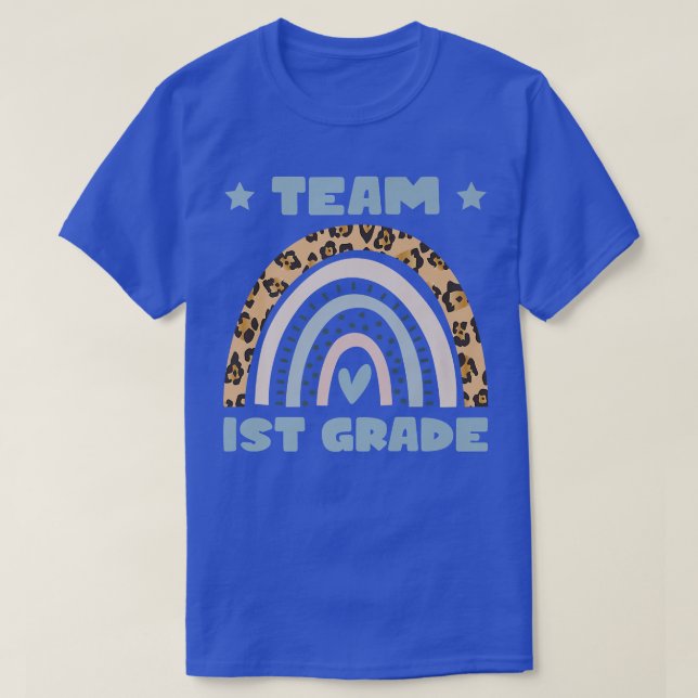 Camiseta Team First Grade Back To School Teacher Student Ki (Diseño del anverso)
