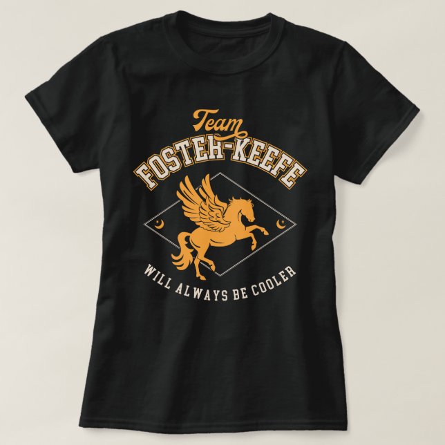 Camiseta Team Foster-Keefe KOTLC Foxfire Academy Black Swan (Diseño del anverso)