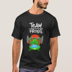Camiseta Team Frog Animal Sports Cute Sporty Animal Frog