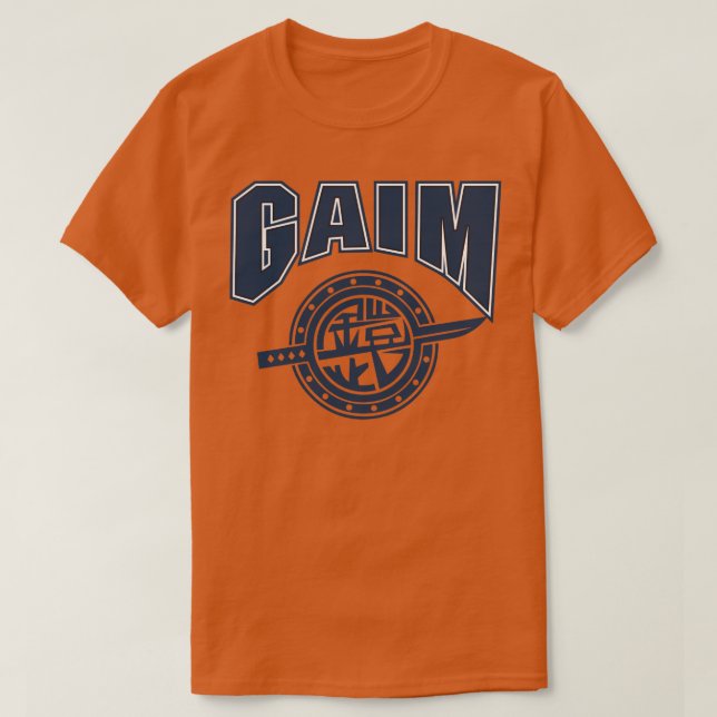 Camiseta Team Gaim Kamen Rider (Diseño del anverso)