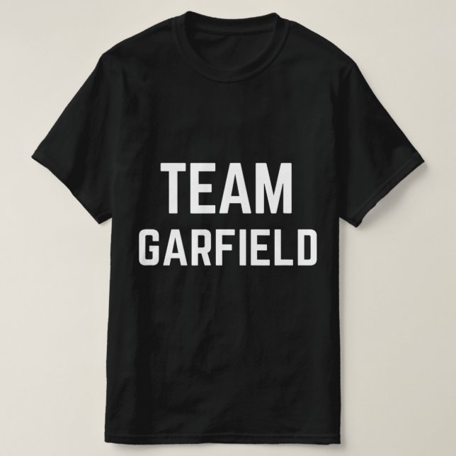 Camiseta TEAM Garfield  Amigo, Club de Soporte para Familia (Diseño del anverso)