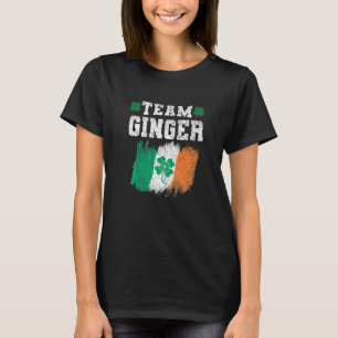 Camiseta Team Ginger St Patricks Day Funny Irish Ireland Fl